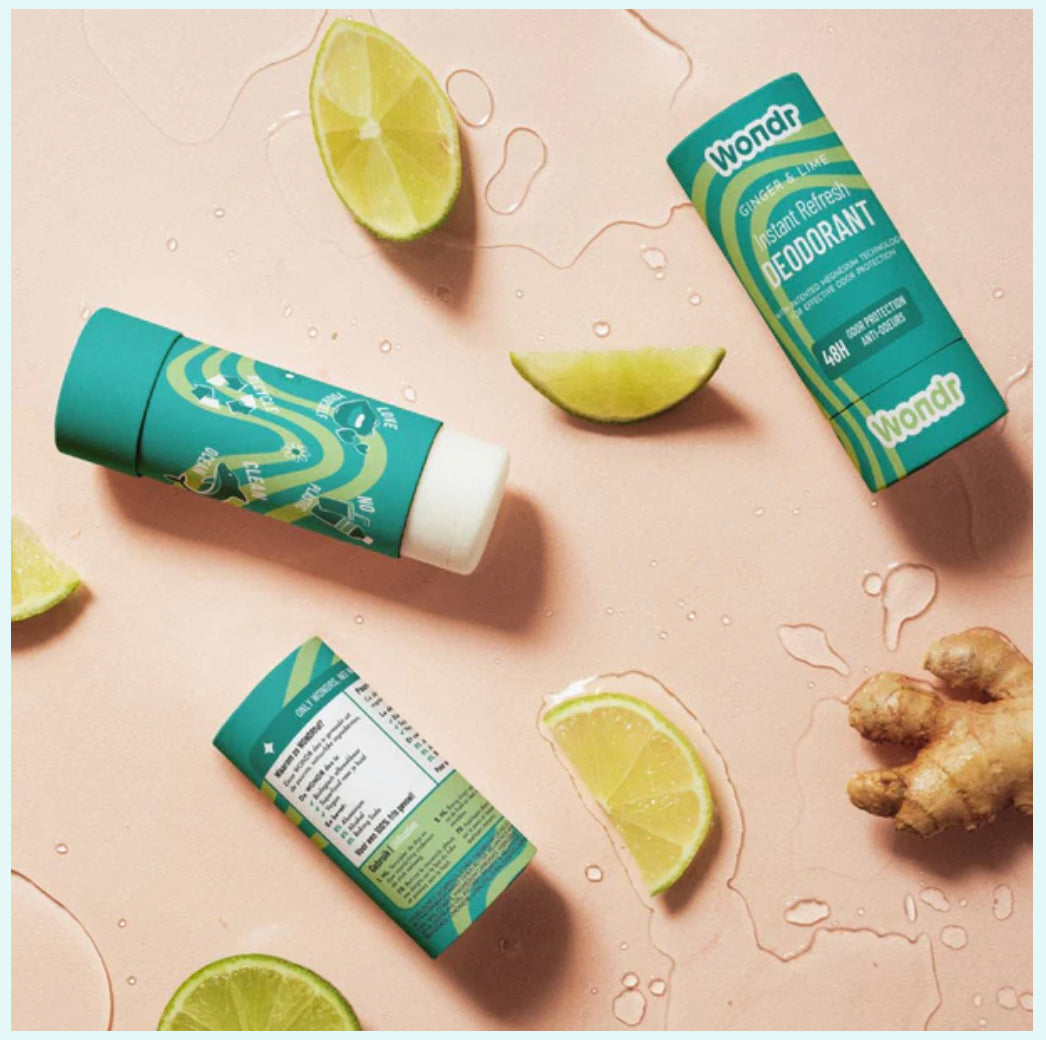 Wondr Deo stick ginger & lime