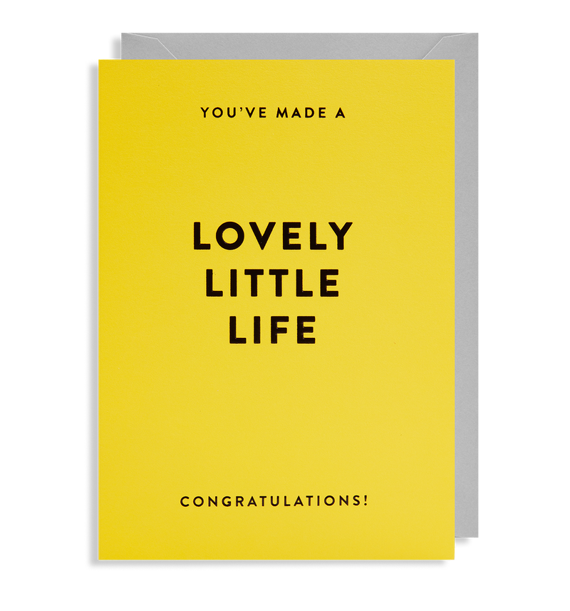 Lagom Design geboortekaart Lovely Little Life bij webshop Philimonius