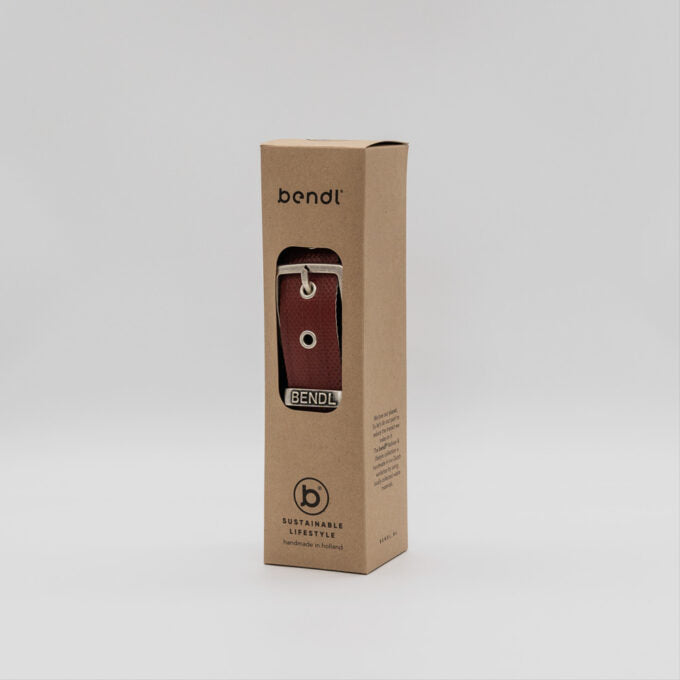 Bendl belt rood-bruine broekriem bij Philimonius webshop