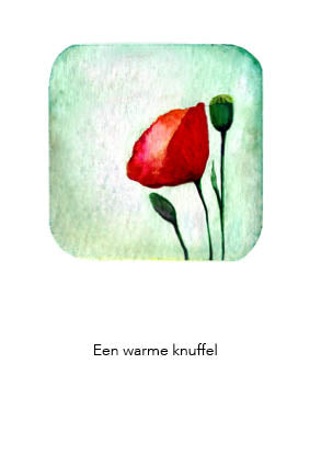Philimonius wenskaart Onar originals lieve claesen rouwkaart een warme knuffel