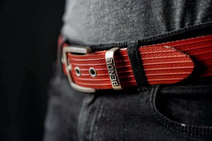 Bendl belt rood-bruine broekriem bij Philimonius webshop