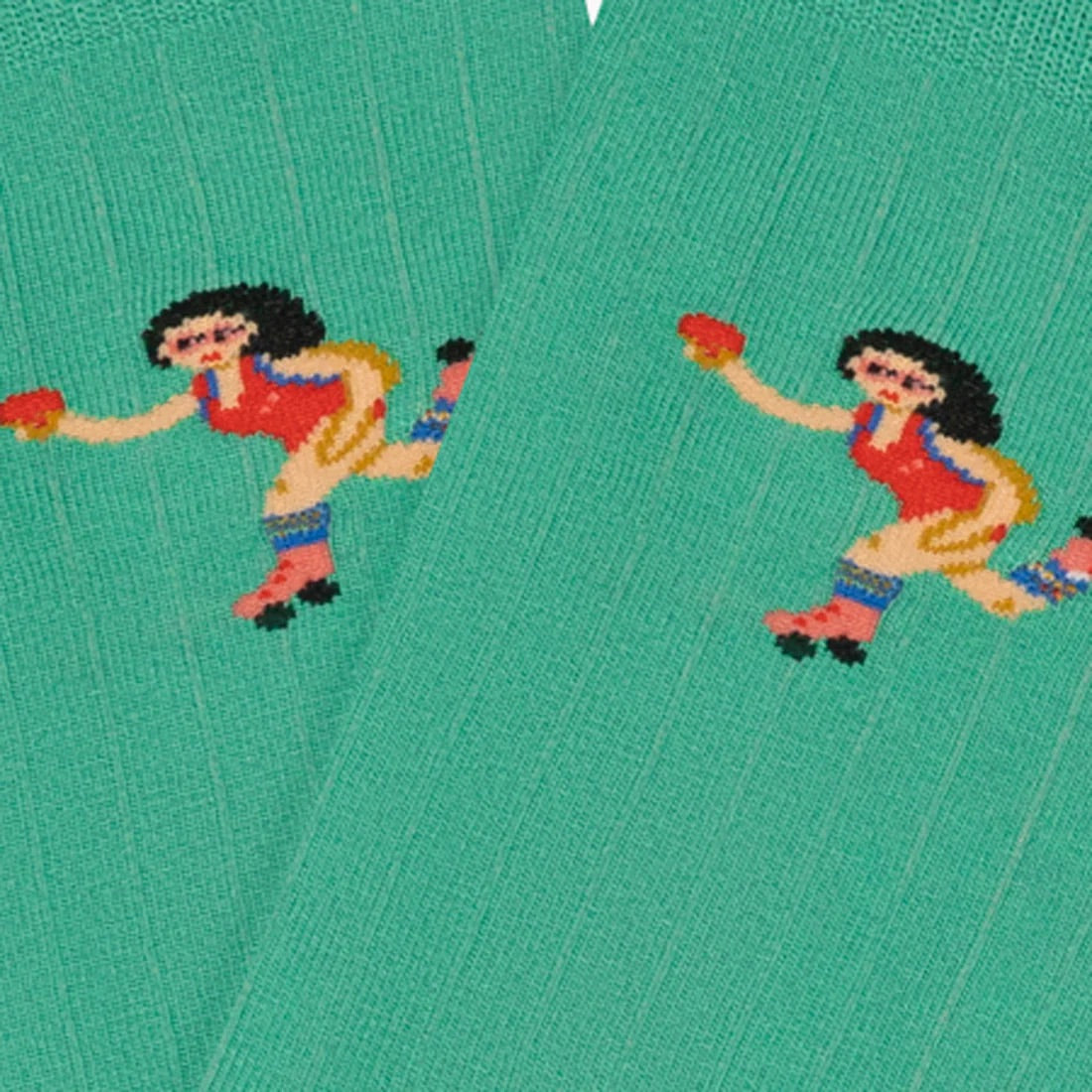 Jimmy Lion Ribbed roller girl