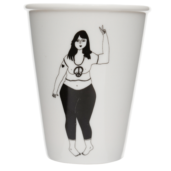 Helen be beker peace girl bij webshop philimonius