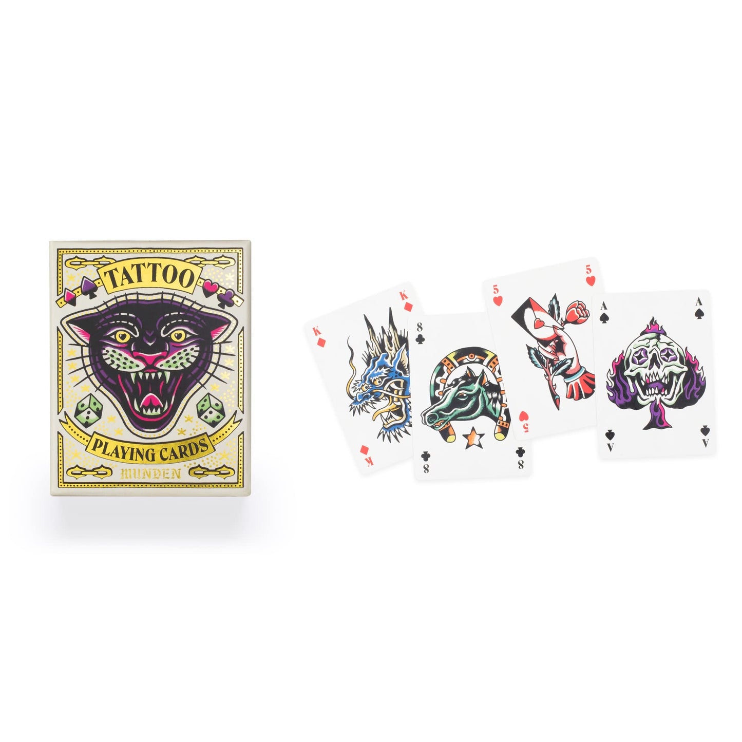 Tattoo playing cards bij Philimonius
