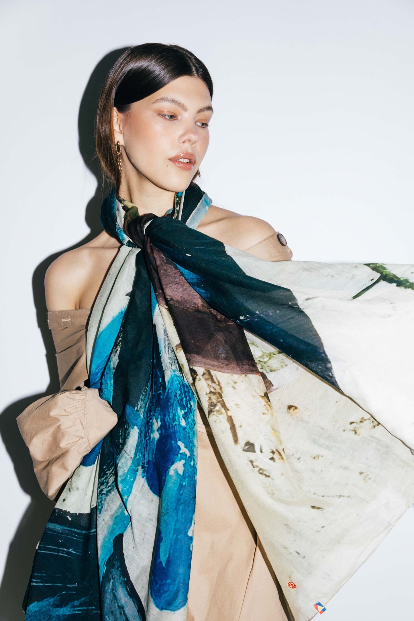 Philimonius, sjaal van Talking Walls: espadon