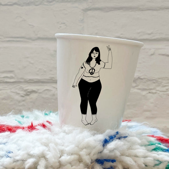 Helen be beker peace girl bij webshop philimonius