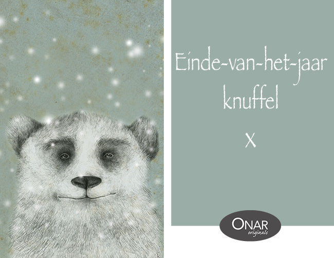 Philimonius wenskaart Onar originals lieve claesen knuffels uit een doosje