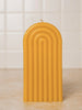 Beeswax Rainbow Arch Candle