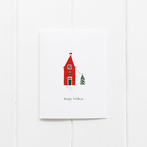 Studio Mies wenskaart Happy holidays