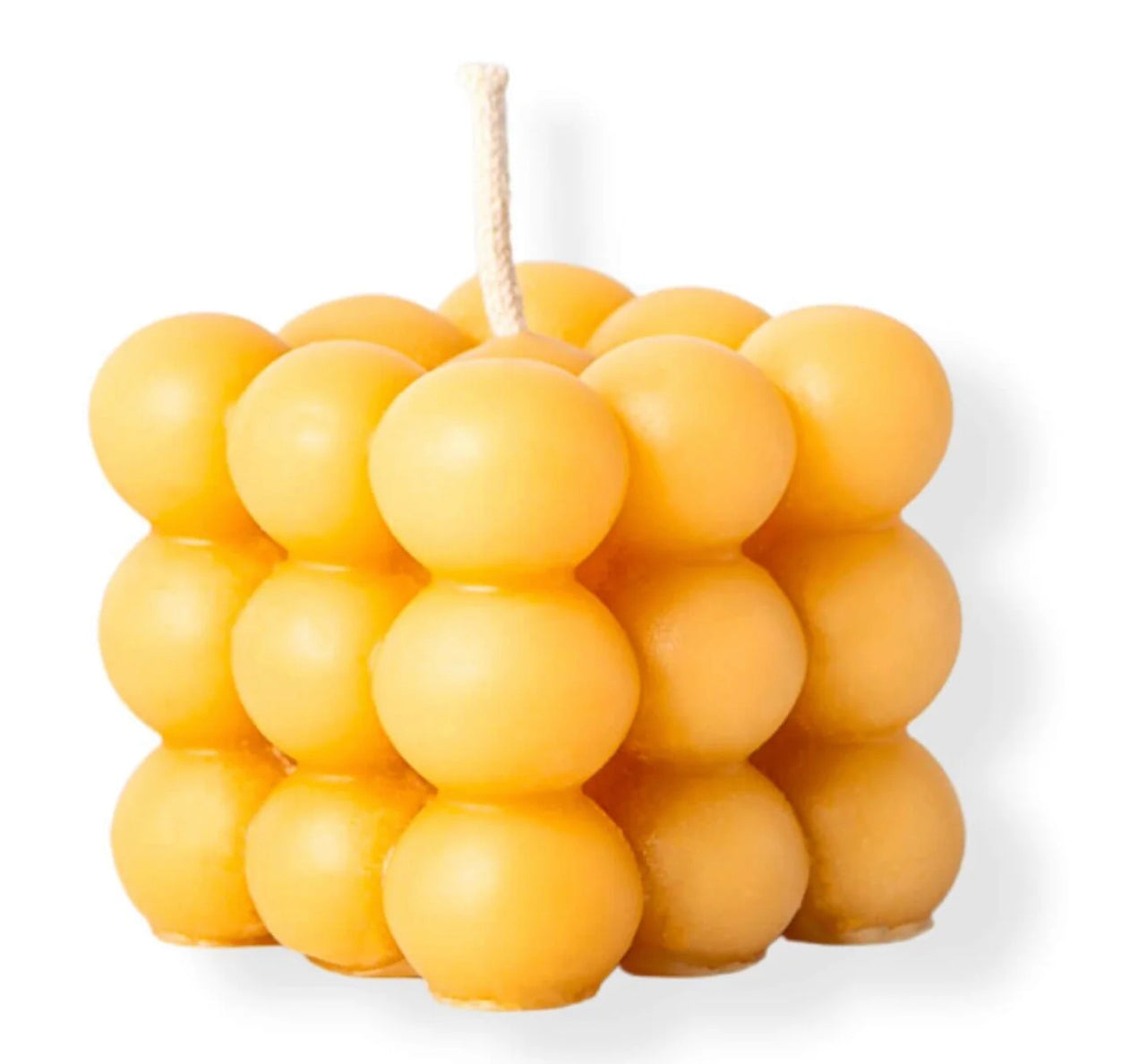 Beeswax Bubble Candle
