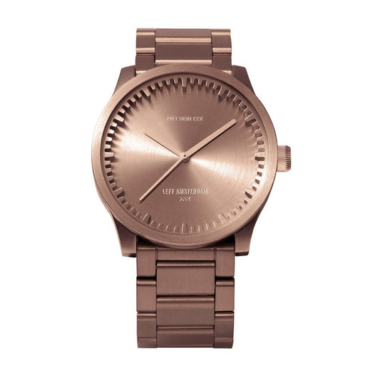 Leff Tube watch S38 rose gold
