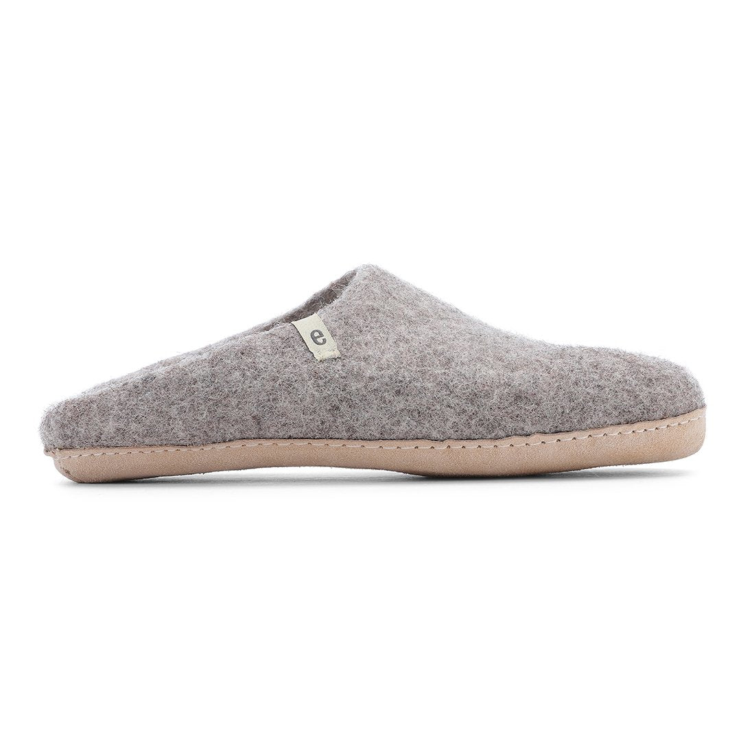 Egos slipper natural grey