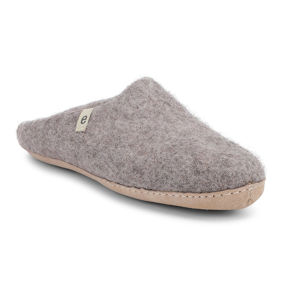 Egos slipper natural grey