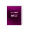Lagom Design wenskaart This card contains magical powers bij webshop Philimonius