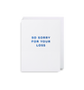 Lagop Design wenskaart So sorry for your loss bij webshop Philimonius