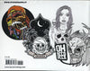 Laurence King stickerboek stickerbomb skulls