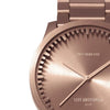 Leff Tube watch S38 rose gold