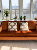 Vanilla fly art deco kussen brown decadent bij webshop Philimonius