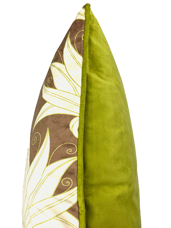Vanilla fly art deco kussen brown decadent bij webshop Philimonius