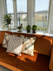 Vanilla fly art deco kussen brown decadent bij webshop Philimonius