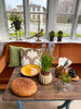 Vanilla fly art deco kussen brown decadent bij webshop Philimonius