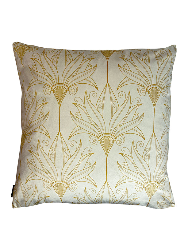 Vanilla Fly art deco kussen lotus bij webshop Philimonius