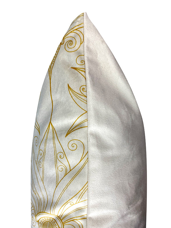 Vanilla Fly art deco kussen lotus bij webshop Philimonius