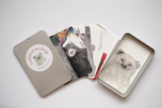 Philimonius  wenskaart Onar originals lieve claesen knuffels uit een doosje