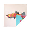 Talking Walls sjaal Pesca Aqua Pink bij Philimonius