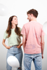 Philimonius knuffel-t-shirt van Loovt roze
