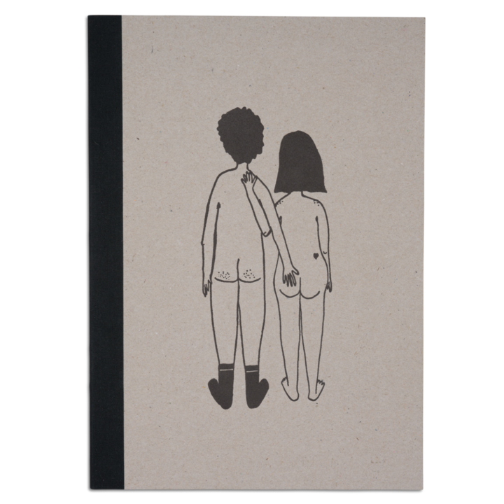 helen b hardcover notebook naked couple back