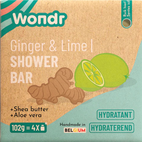 Wondr Ginger & Lime Shower Bar bij Philimonius