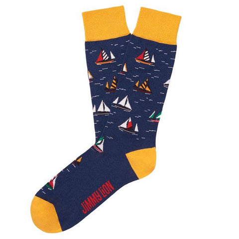 jimmy lion sailboat racing dark blue