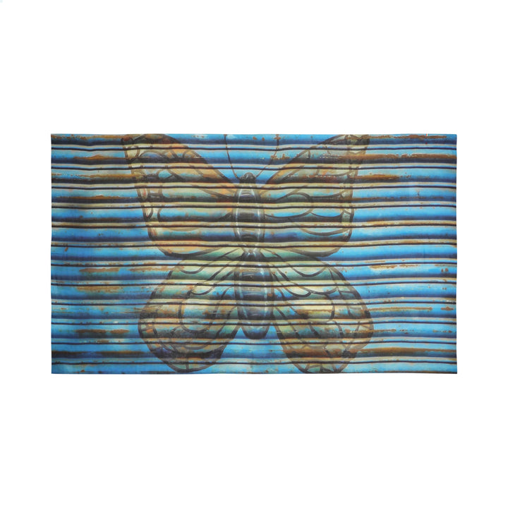 Talking Walls sjaal Blue Butterfly bij Philimonius