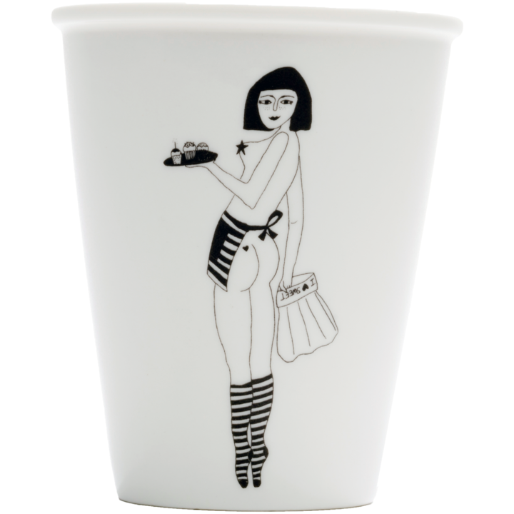 beker pin-up girl helen b philimonius