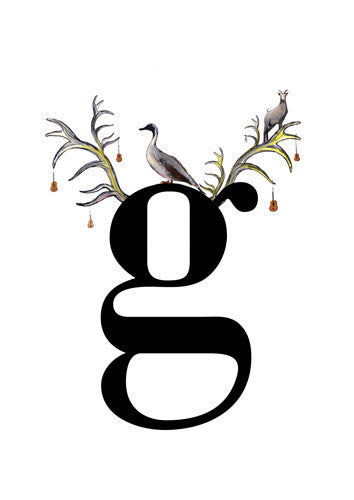 Philimonius, Willem Pirquin, letterkaarten, alfabet, alfabetkaarten, letter g