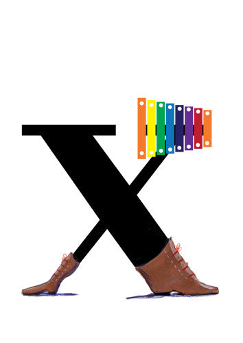 Philimonius, Willem Pirquin, letterkaarten, alfabet, alfabetkaarten, letter x